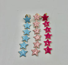 Pendientes largos Estrellas