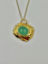Collar con Crisoprasa
