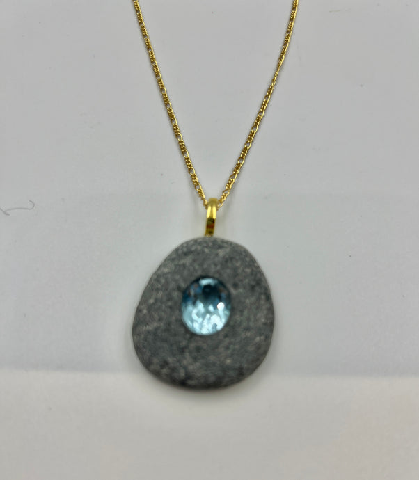 Collar Piedra Topacio