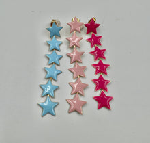 Pendientes largos Estrellas