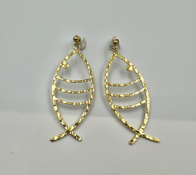 Pendientes largos Pez