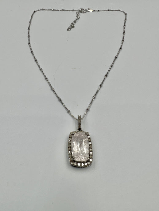Collar Colgante Aguamarina