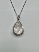 Collar Aguamarina forma gota