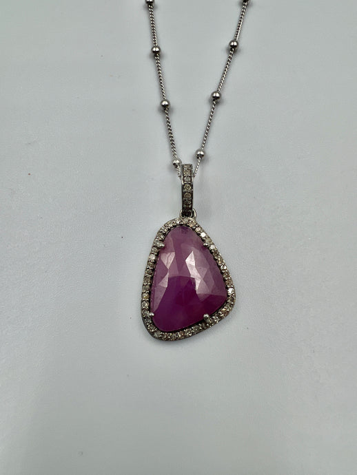Collar Diamonds y Rubi