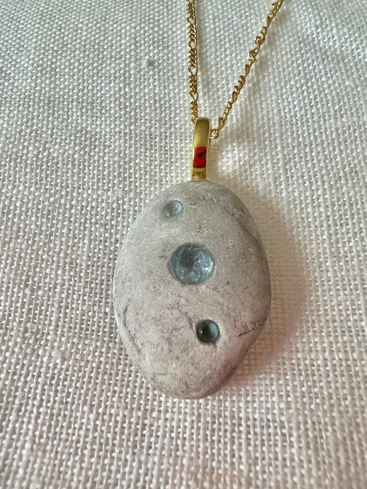 Collar piedra Topacios