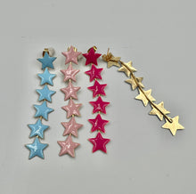 Pendientes largos Estrellas