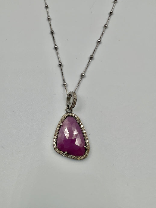 Collar Colgante Rubi