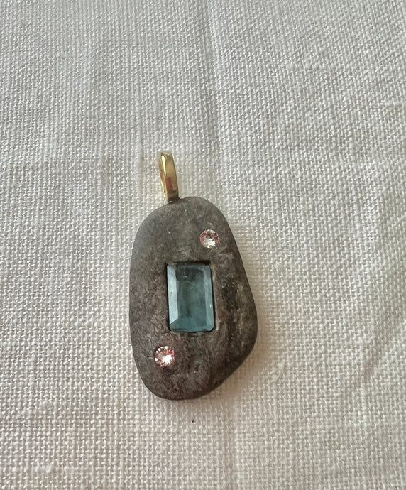Collar Aguamarine