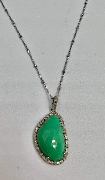 Collar Crisoprasa Diam.